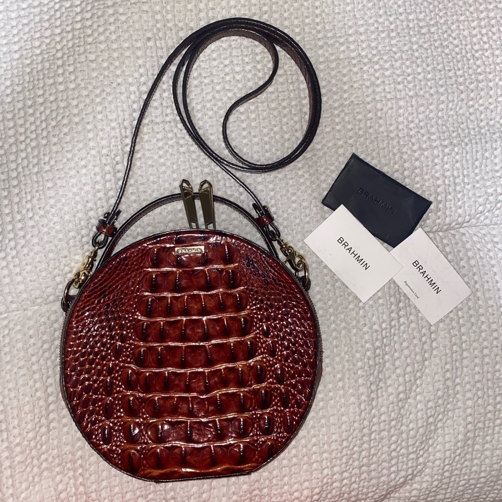 SOLD. Brahmin Crossbody LANE PECAN MELBOURNE
